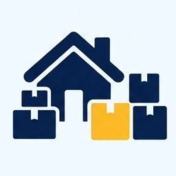 Symbol Auflösung der Wohnung nach Seniorenumzug