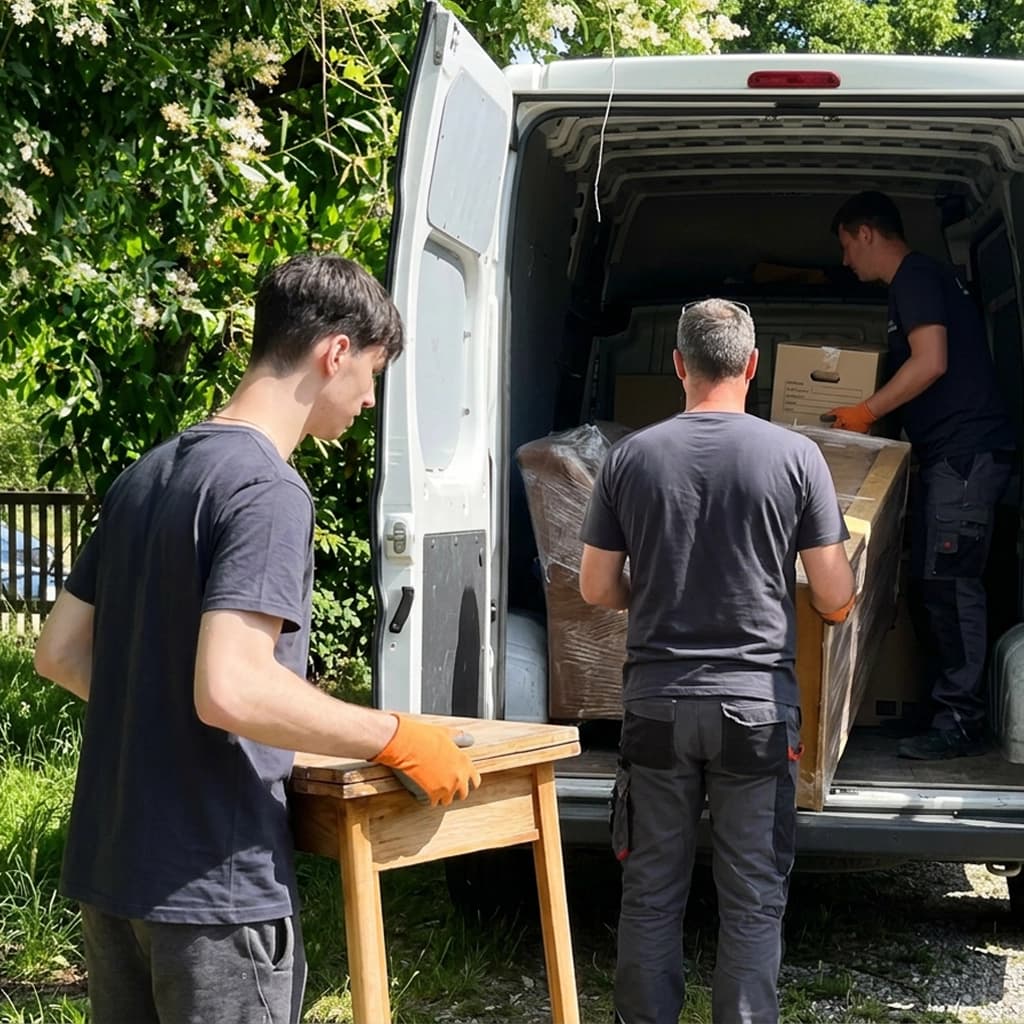 Fern-Auftrag bei einer Haushaltsauflösung in Dresden — Abtransport durch Festpreis Entrümpelung